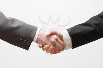 Royalty Free Photo of Two Businessman Shaking Hands
