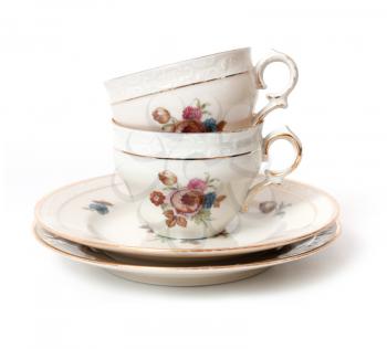 Royalty Free Photo of Old Teacups