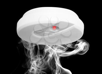 Royalty Free Photo of a Smoke Detector
