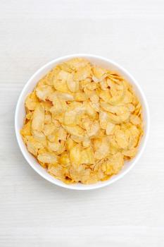 Royalty Free Photo of a Bowl of Cornflakes