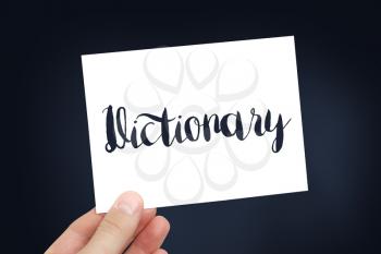 Dictionary concept