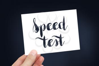 Speed test concept