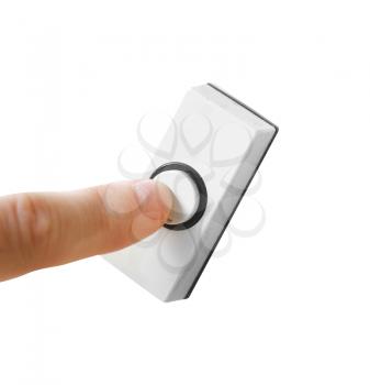 Doorbell ringing isolated