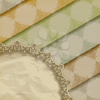 Royalty Free Clipart Image of a Background of a Lined Pattern