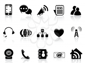 Royalty Free Clipart Image of Social Media Icons