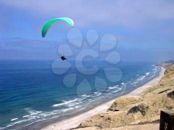 Royalty Free Photo of a Paraglider
