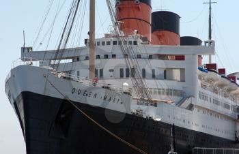 Royalty Free Photo of The Queen Mary Ship