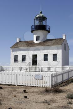 Royalty Free Photo of The Old Point Loma Lighthouse