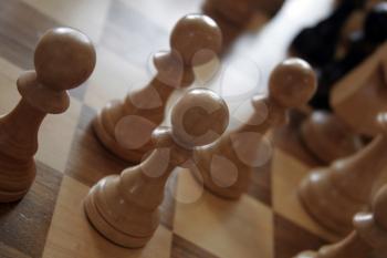 Royalty Free Photo of a Game of Chess