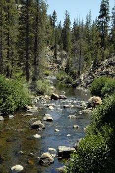 Royalty Free Photo of a High Sierra River