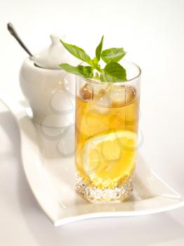 Royalty Free Photo of Iced Tea With Lemon