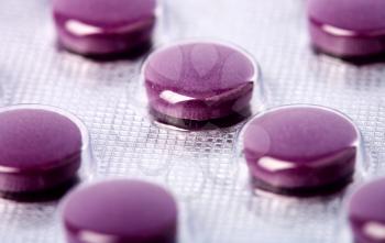Royalty Free Photo of Purple Pills