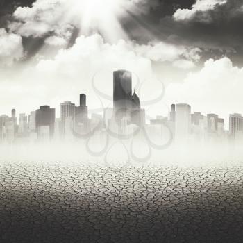Abstract Apocalyptic backgrounds for your design
