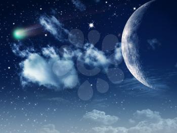 Moonlight. Abstract natural backgrounds for your design
