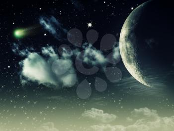 Night skies, abstract environmental backgrounds for your design