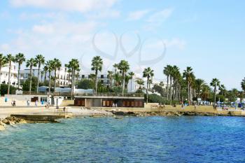 Royalty Free Photo of a Beach in Paphos, Cyprus