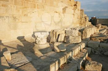 Royalty Free Photo of Ruins in Kourion, Cyprus