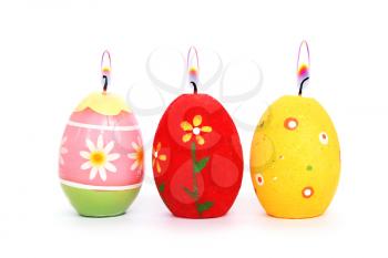 Royalty Free Photo of Easter Egg Candles