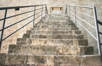 Royalty Free Photo of a Staircase to Kolossi Castle