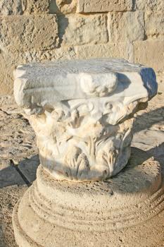 Royalty Free Photo of Ruins in Kourion, Cyrpus