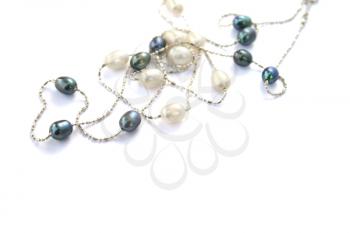 Royalty Free Photo of a Necklace With Pearls