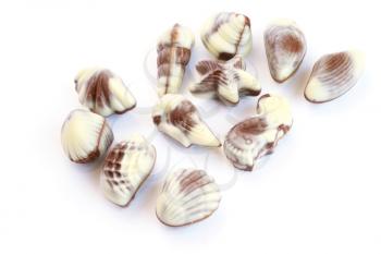 Royalty Free Photo of Chocolate Seashells