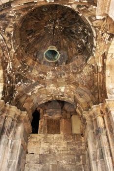 Royalty Free Photo of a Bell in the Tatev Monastery in Armenia