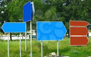 Royalty Free Photo of Road Signs