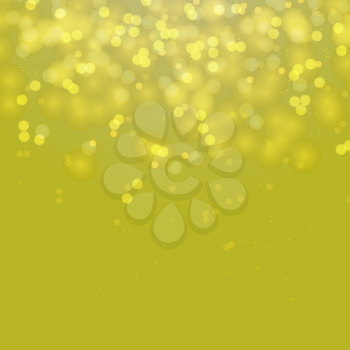 Beautiful green bokeh abstract background. Vector format