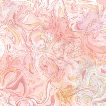 Abstract liquid pink marble effect background. Vector format