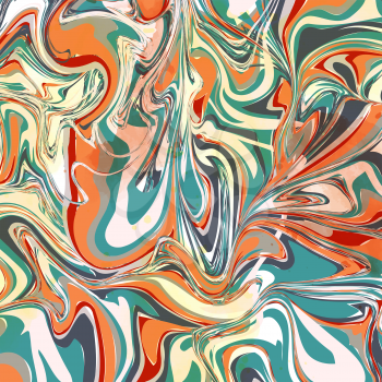 Abstract colorful marble paint background. Vector format