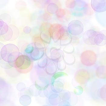 Colour background with bubbles.