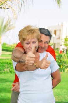 Elderly couple showed up and thumbs-up All just fine!