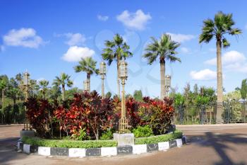 Park in Montaza Palace in Alexandria, Egypt.
