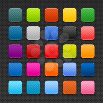 Royalty Free Clipart Image of Colourful Squares