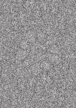 Seamless texture with noise effect television grainy for background. Black and white A4 template in vertical format. TV screen no signal