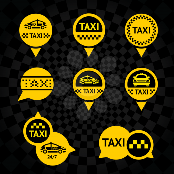 Taxi - Emblems yellow