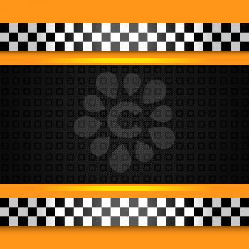 Taxi cab background close up. Vector 10 eps