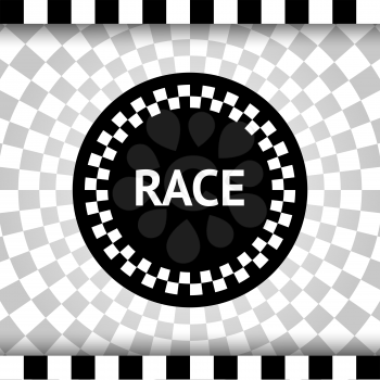 Race square background, vector illustration eps10