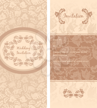 Invitation card , greeting background. Can be used for invitations to any of your ceremony. For example your birthday.