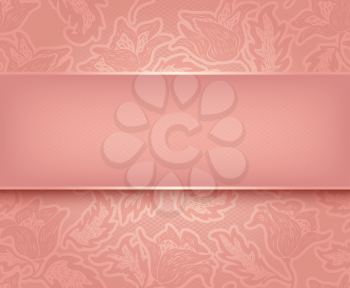 Lace pink-Vector ilustration 10eps