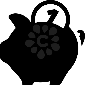 Shopping icon. Symbol black on white background