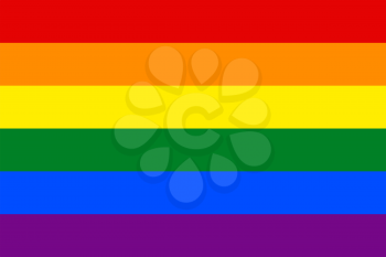 Gay flag or LGBT pride flag