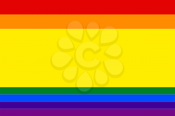 Spanish Gay vector flag or LGBT
