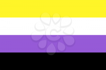 Non-binary gender flag