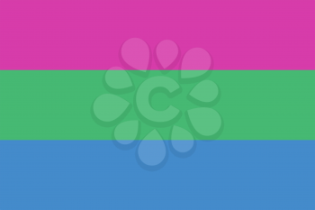 Polysexual pride flag