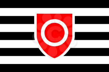 Ownership pride flag, rectangular shape icon on white background