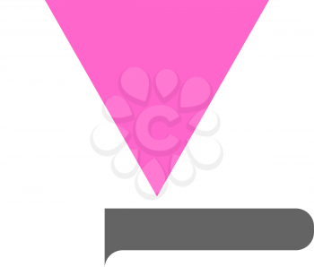 Lesbian pride flag, vector illustration