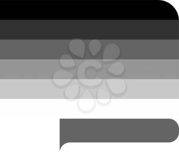 Straight pride flag, vector illustration