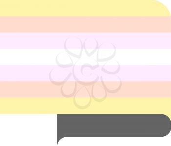 Pangender pride flags, vector illustration